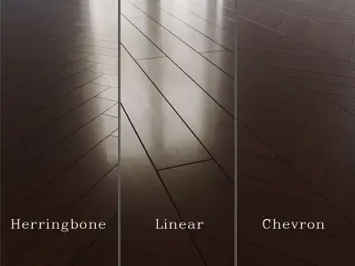 Parquet board - Afrormosiya high pericopsis high 3D model