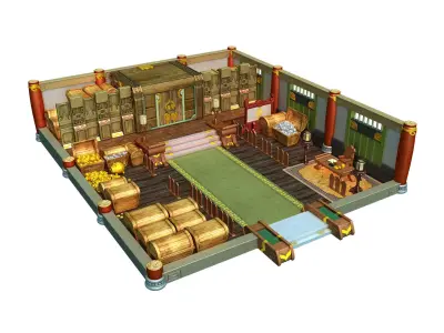Gang Indoor - Advanced Vault 3D model