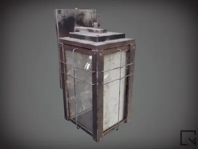 Metal Lantern  Free 3D model