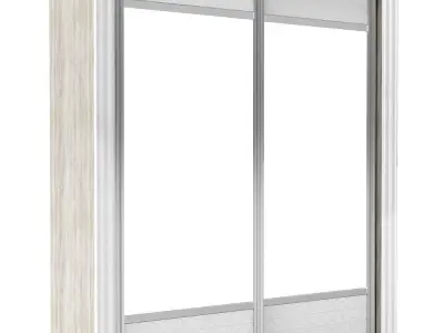 closet sliding wardrobe doors 3D model