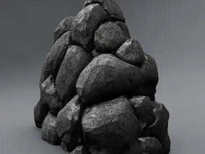 Stone Pile 3D model
