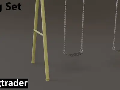 Swing Set 3D model