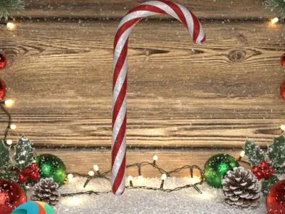 Candy Cane Prop for Daz3D