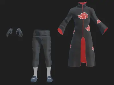 AKATSAKI DRESS 3D model