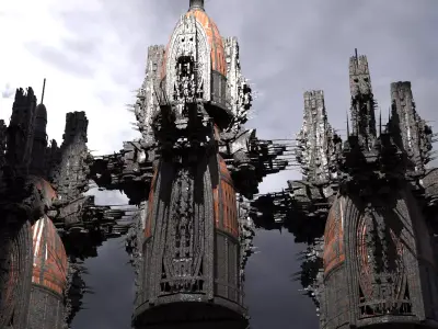 Sci Fi Fusion Emperor Elite Tower 2 models  3D model