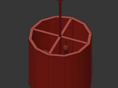 Manor Round 3D model