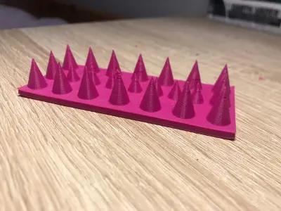 bird spikes 3D print model