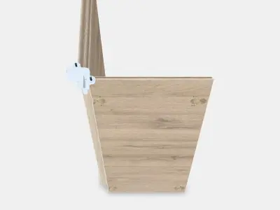 VOXTORP 2-p door f corner base cabinet set 2 Low-poly 3D model