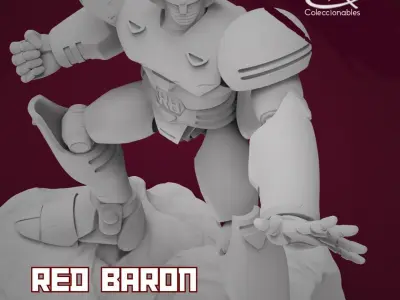 Red Baron FULL FIGURE 3D print model