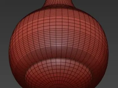 Falling Water Trio Round Suspension Lamp 3D model