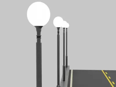 light 3D model 16