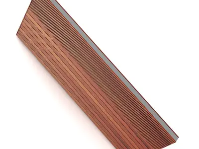 Wooden Fence 3D model shop