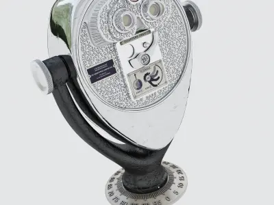 Coin Operated Telescope 3D model