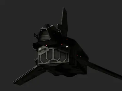 Rho Class Shuttle-Star Wars  3D model