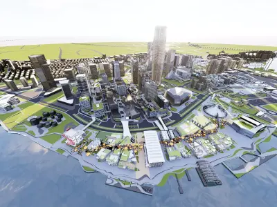 Shanghai China 3D model