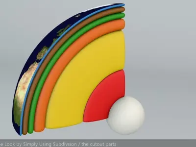 Earth Structure 3D model