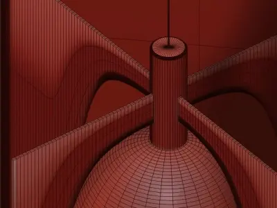 Acacia Pendant Fuse Lighting 3D model