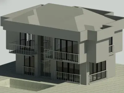 Villa model 3D model