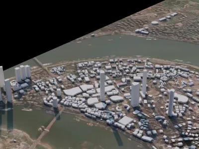 Chongqing - China 3D model