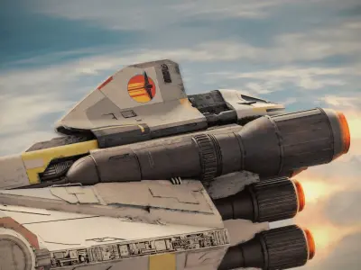 Phantom II - Star Wars Ahsoka 3D model