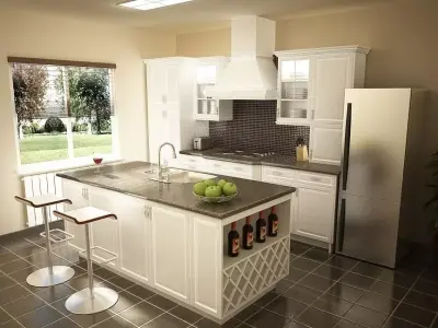 Kitchen 01 3D model