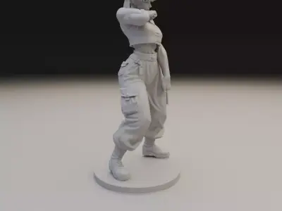 Chun-Li - Street Fighter  3D print model