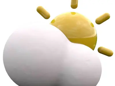3d Icon Weather Pack 3D model