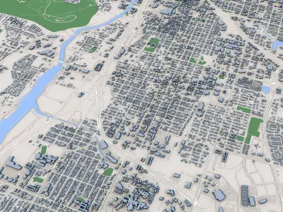 Tucson City Arizona 3D model