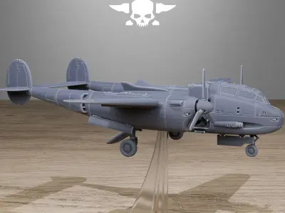 Grimguard Vulture Plane 3D print model