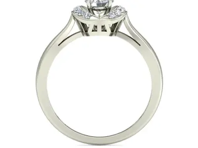 Women Ring  Render 3dm STL OBJ FBX Details 3D print model 393