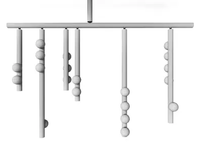  Drop System Chandelier 3D model