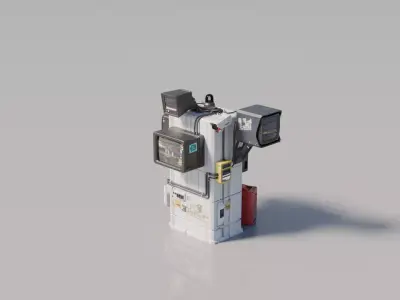 Cyberpunk Props 8 3D model