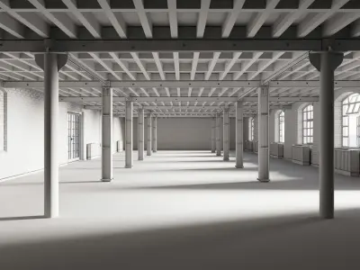 Photorealistic English Brick Interior 3ds Max Corona 9 3D model