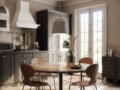Kitchen Room 3D model purchase