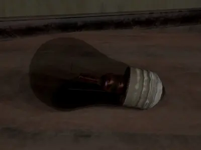 Light Bulb Free low-poly 3D model