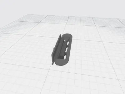 vinyl replacement window weep hole cover 3D print model