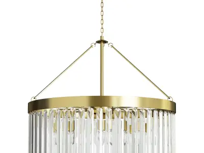 Crystorama Emory Chandelier Low-poly 3D model