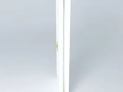 White Indoor Door 3D model