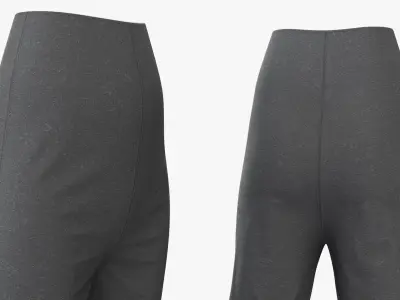  Fantasy Leather Boots with Tucked Pants Set 