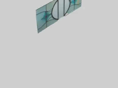 Glass Wall Art Low-poly 3D model