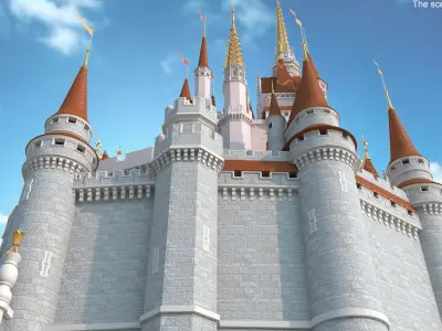  Fantasy Castle Structure 