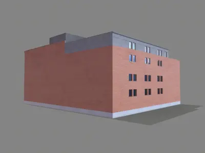 210 Spear Street Building San Francisco Low-poly 3D model