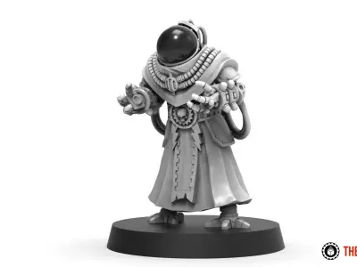 Dark Techno - Teslarite Channellers 3D print model