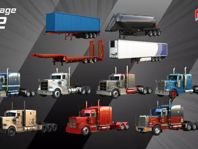 Trucks and Trailers Package - B2