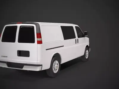 Chevy Express Slide Doors 3D model