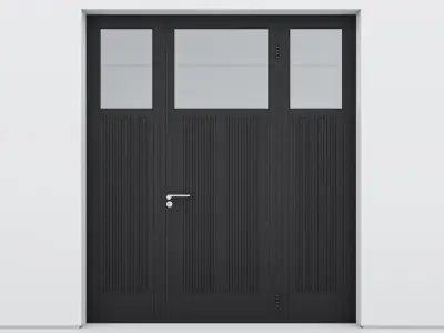 Aluminium door 119 3D model