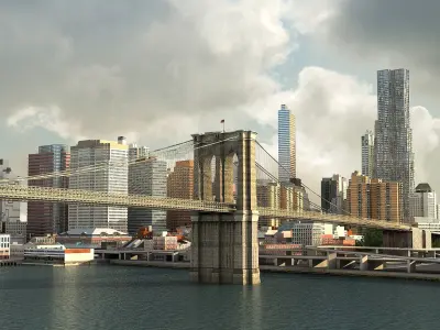 Manhattan Lower Part04 Low Poly 
