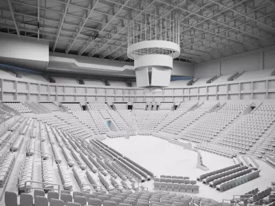 Basketball Arena Stadium  3D model