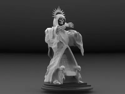 Throne for Modelism scenaries Warhammer40k Fan Made 3D print model