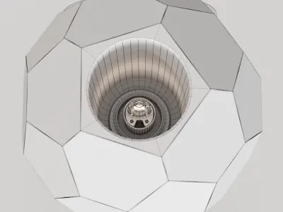 RH BOULE DE CRISTAL LINEAR CLUSTER CHANDELIER 72 3D model